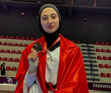 Fatma Zehra Akyazıcı 2024 Avrupa Yıldızlar Taekwondo Şampiyonası'nda Bronz Madalya