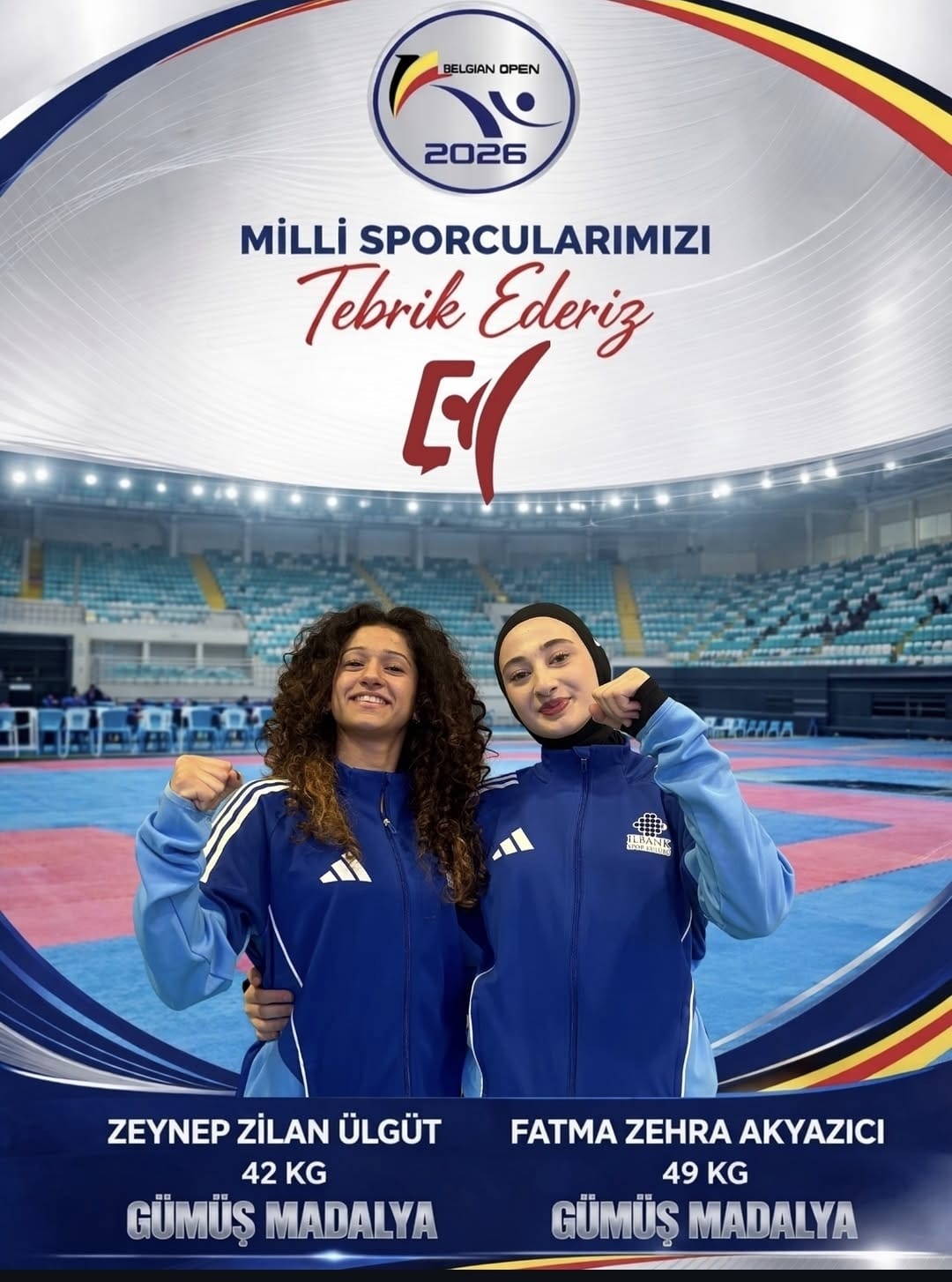 Zeynep Zilan Ülgüt ve Fatma Zehra Akyazıcı, Belgian Open 2026 Gümüş Madalya